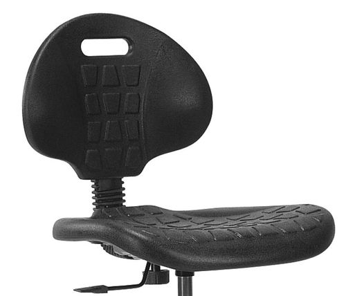tworzywo PU - krzesła warsztatowe NEGRO gts Ring Base